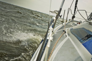 Yacht auf der Nordsee